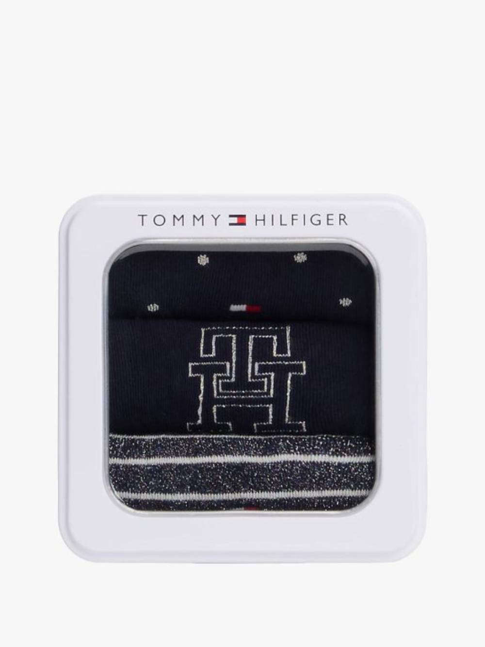 detail Tommy Hilfiger dámske modré ponožky