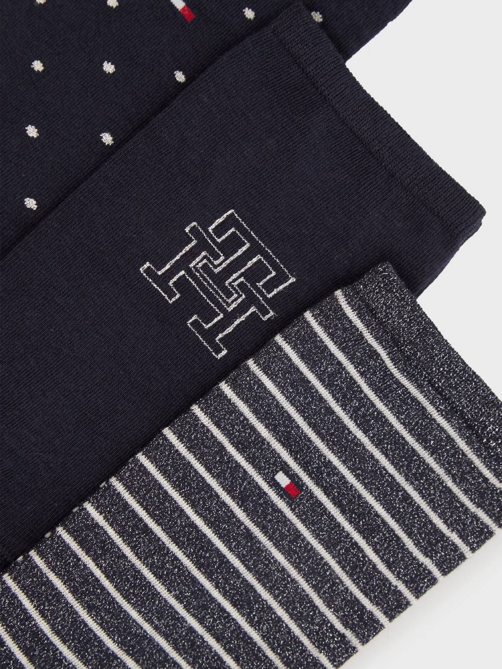 detail Tommy Hilfiger dámske modré ponožky