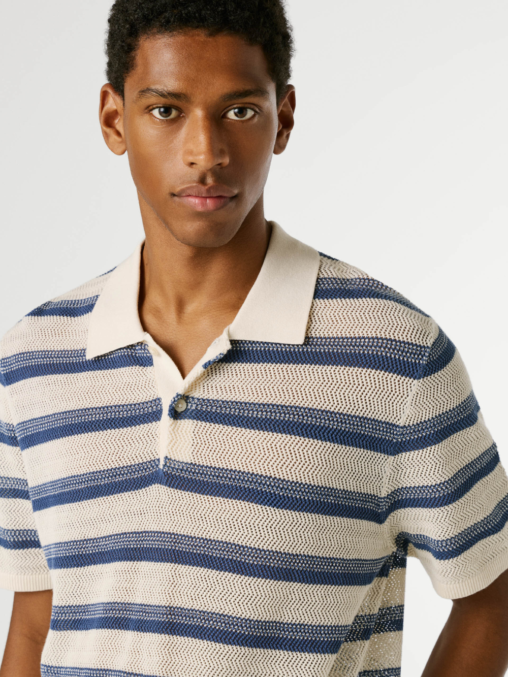 detail Pepe Jeans pánske pruhované polo tričko
