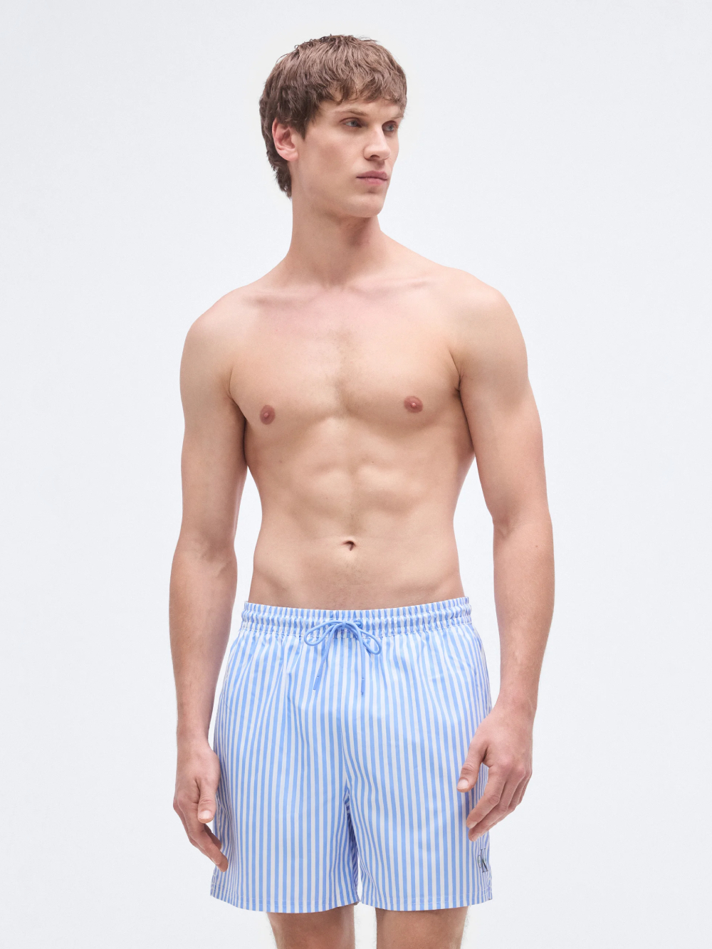 detail Calvin Klein pánske pruhované plavky