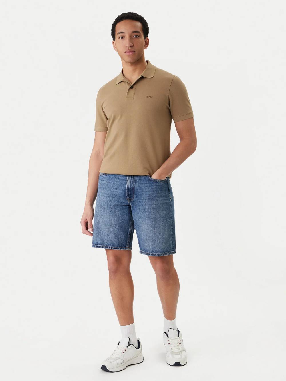 detail Tommy Hilfiger pánske džínsové kraťasy