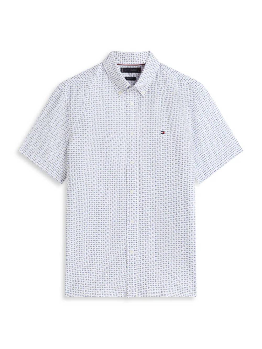 detail Tommy Hilfiger pánska biela košeľa