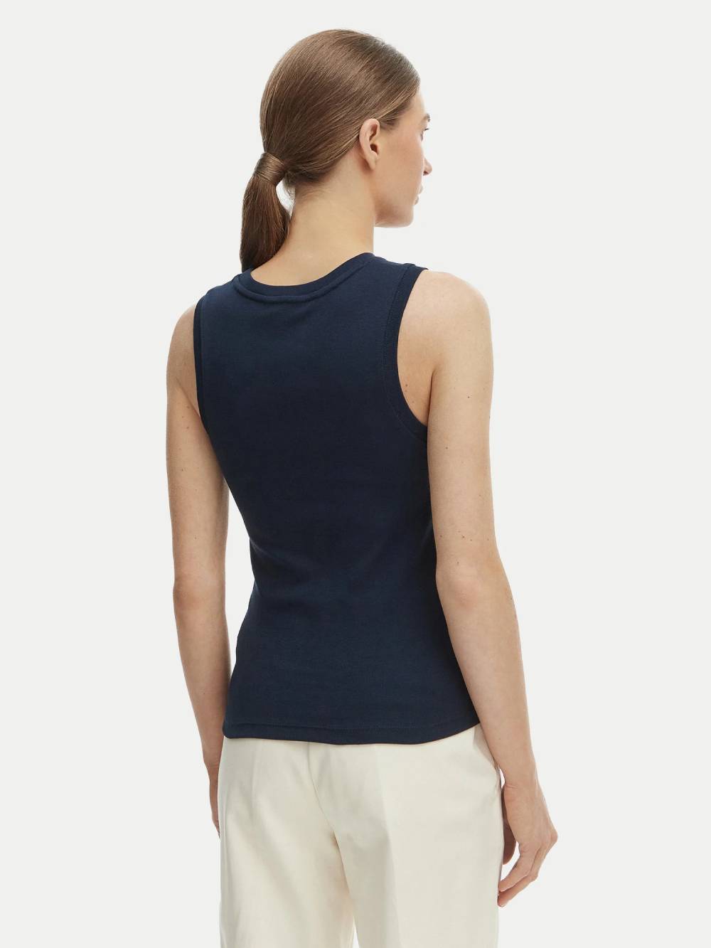 detail Tommy Hilfiger dámske modré tielko