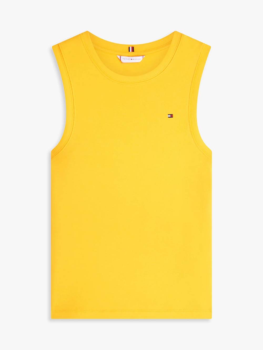 detail Tommy Hilfiger dámske oranžové tielko