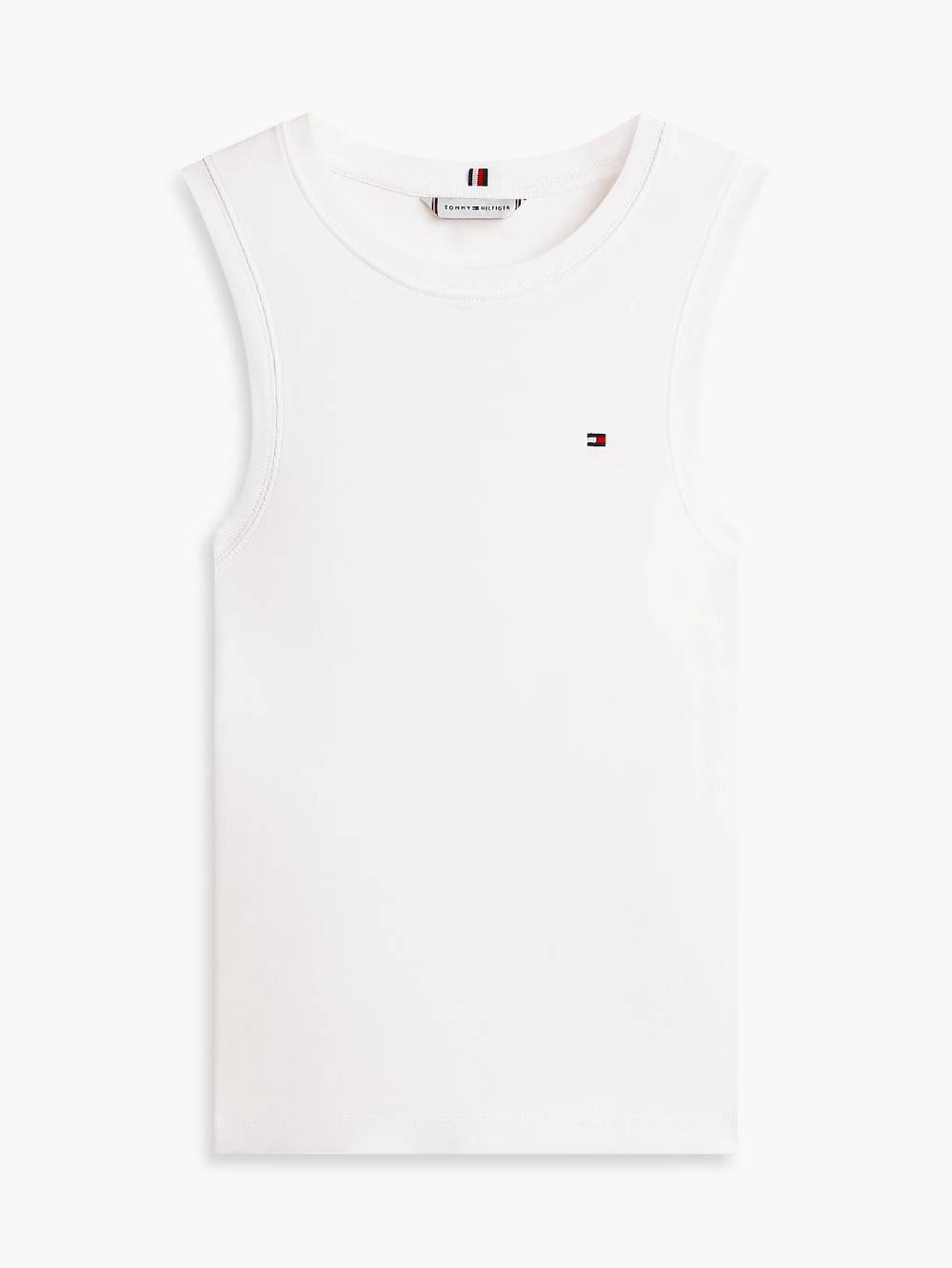 detail Tommy Hilfiger dámske biele tielko