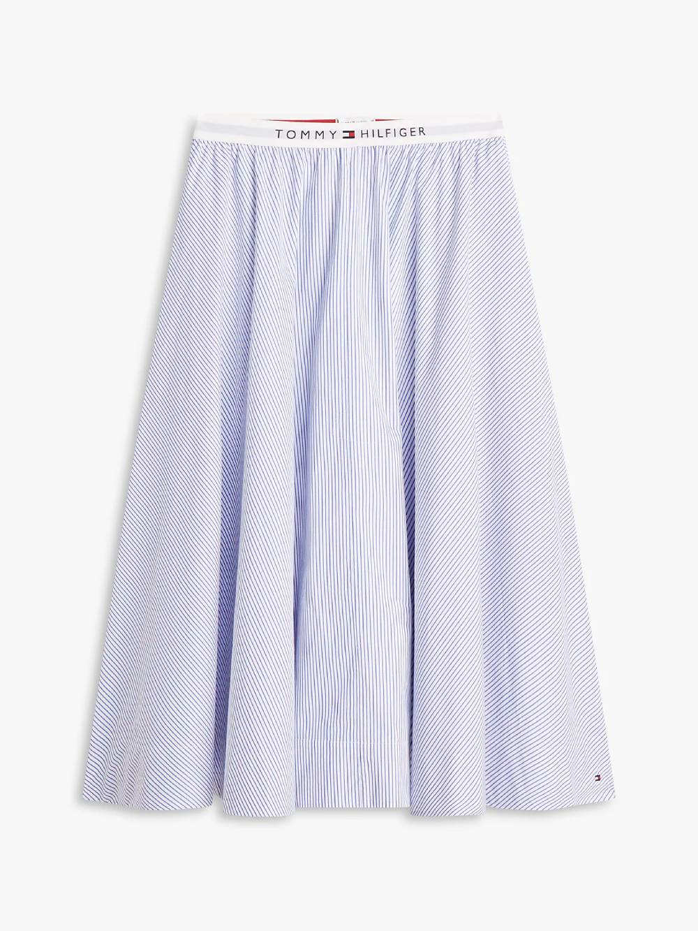 detail Tommy Hilfiger dámska modrá sukňa