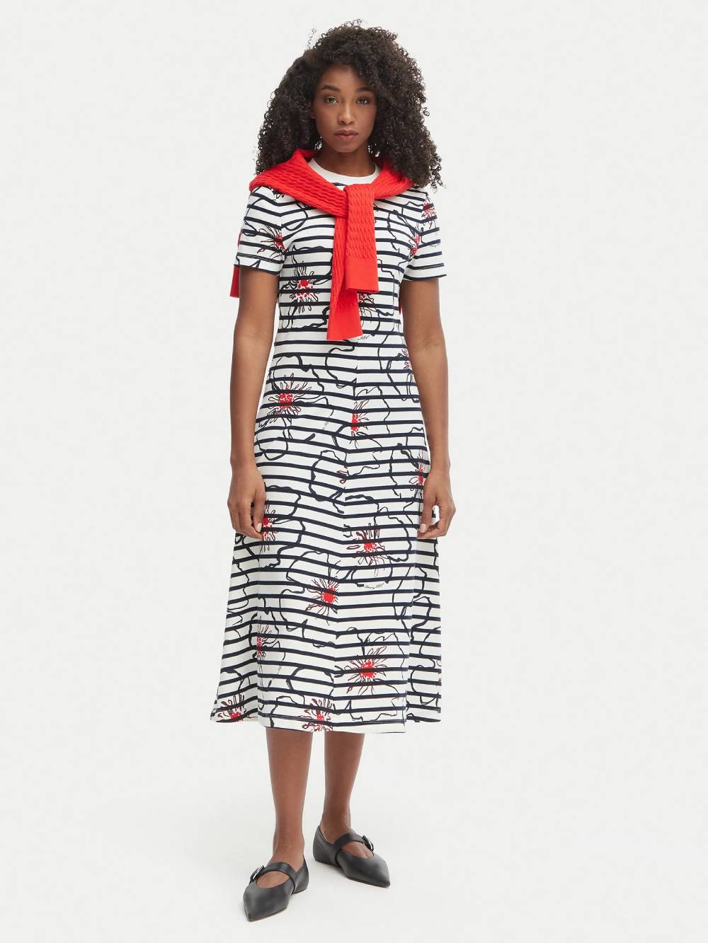 detail Tommy Hilfiger dámske kvetované šaty