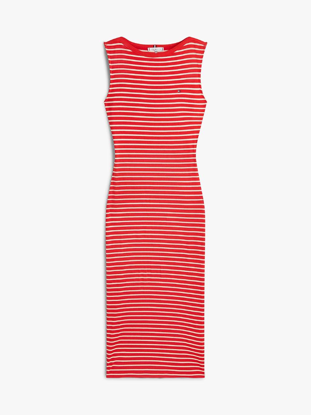 detail Tommy Hilfiger dámske pruhované šaty