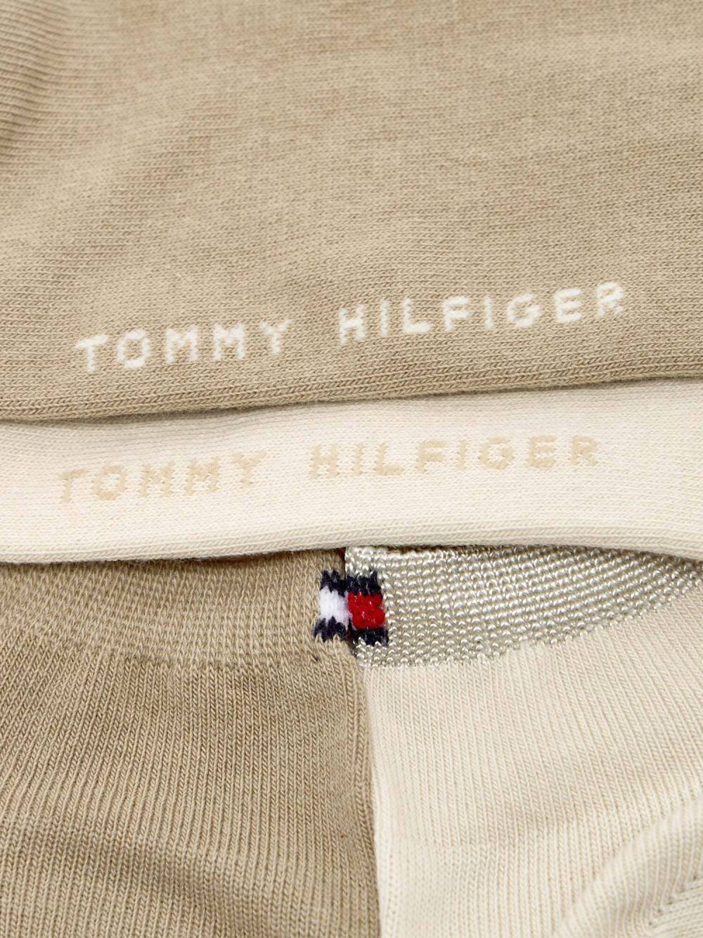 detail Tommy Hilfiger dámske béžové ponožky 