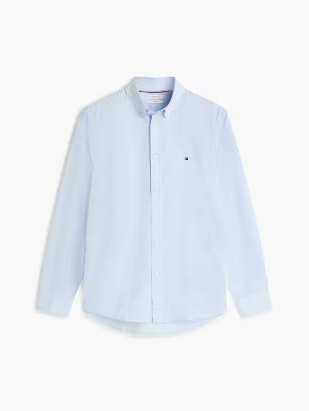 detail Tommy Hilfiger pánska modrá košeľa
