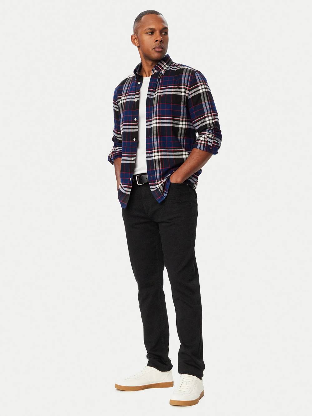 detail Tommy Hilfiger pánske čierne džínsy