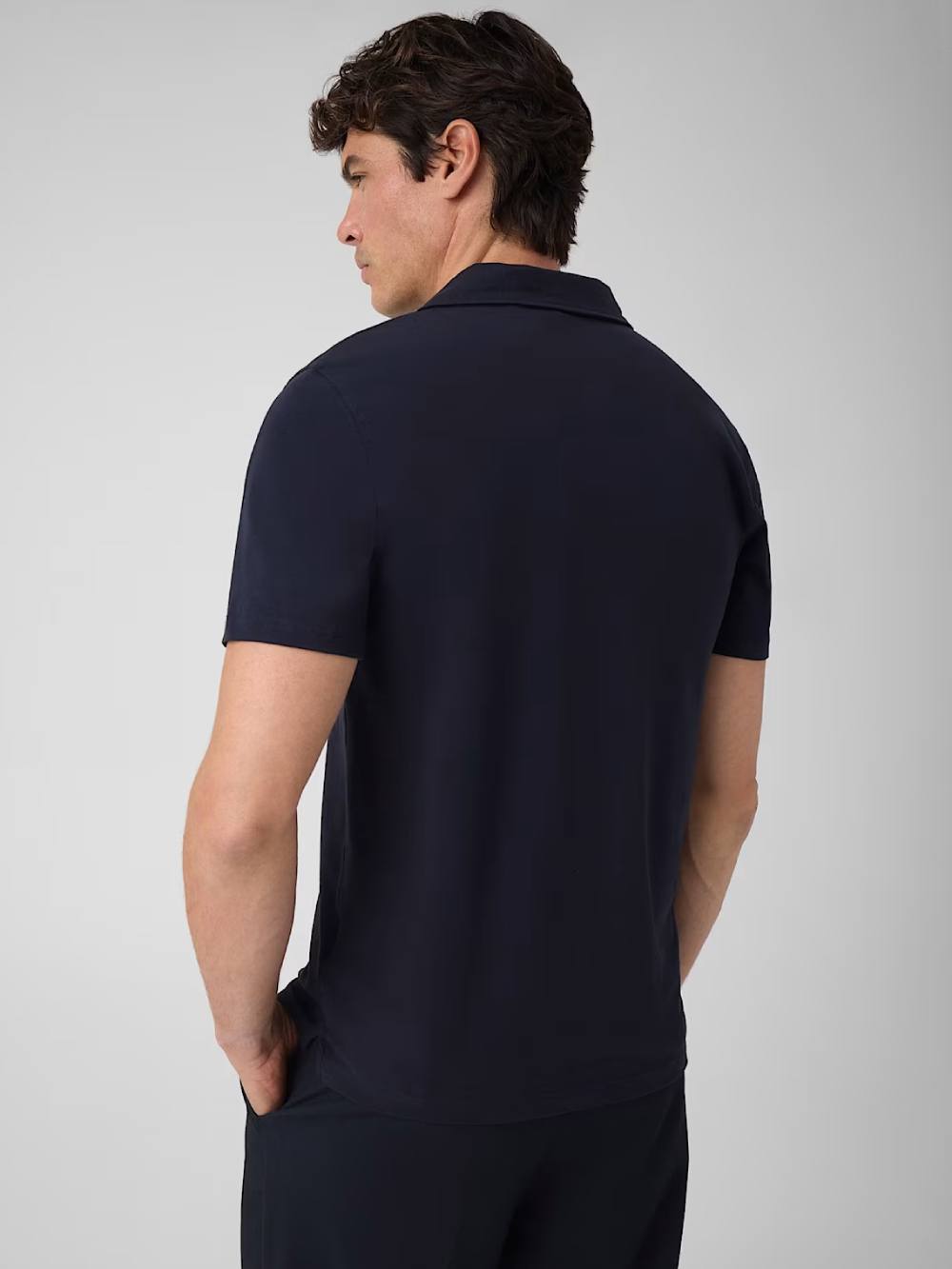 detail Guess pánske modré polo tričko