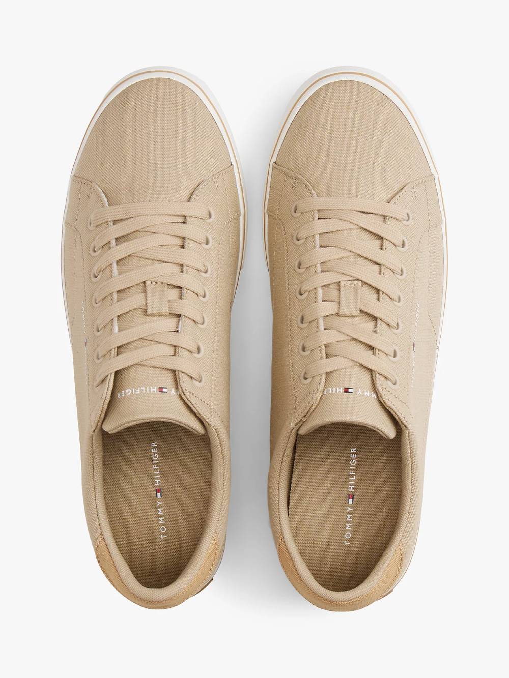 detail Tommy Hilfiger pánske béžové tenisky