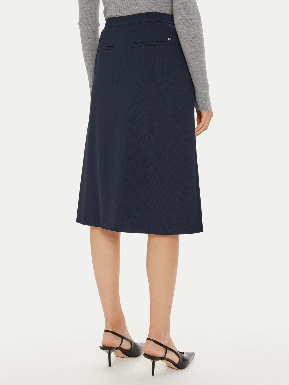 detail Tommy Hilfiger dámska modrá sukňa