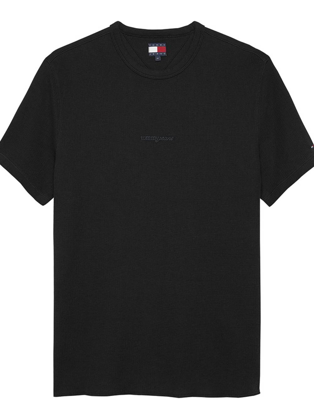 detail TJM SLIM WAFFLE SCRIPT TEE