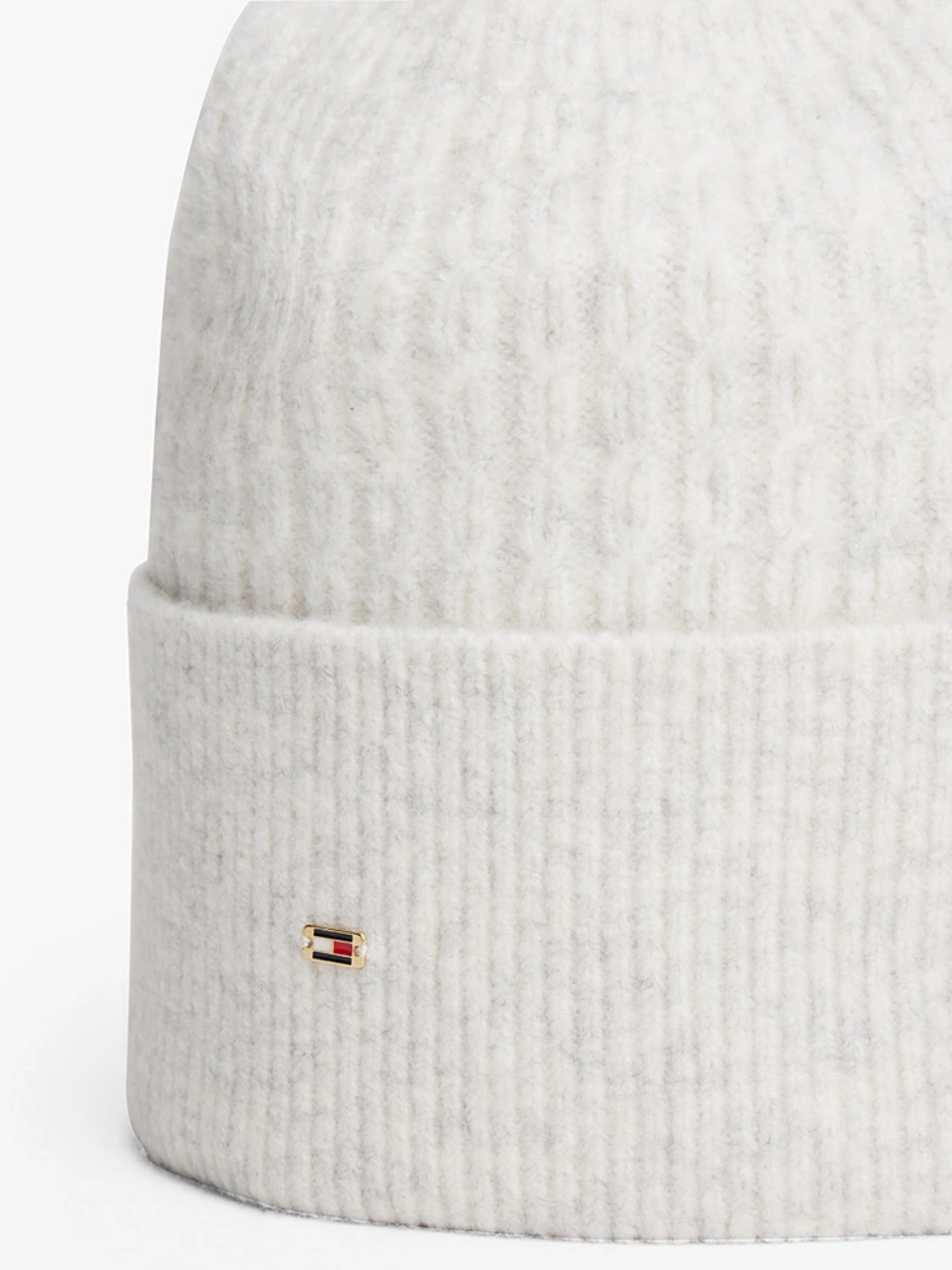 detail Tommy Hilfiger dámska šedá čiapka 