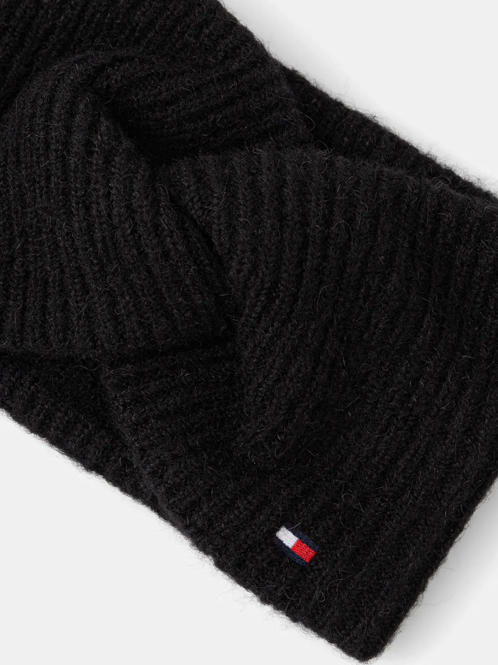 detail Tommy Hilfiger dámska čierna čelenka