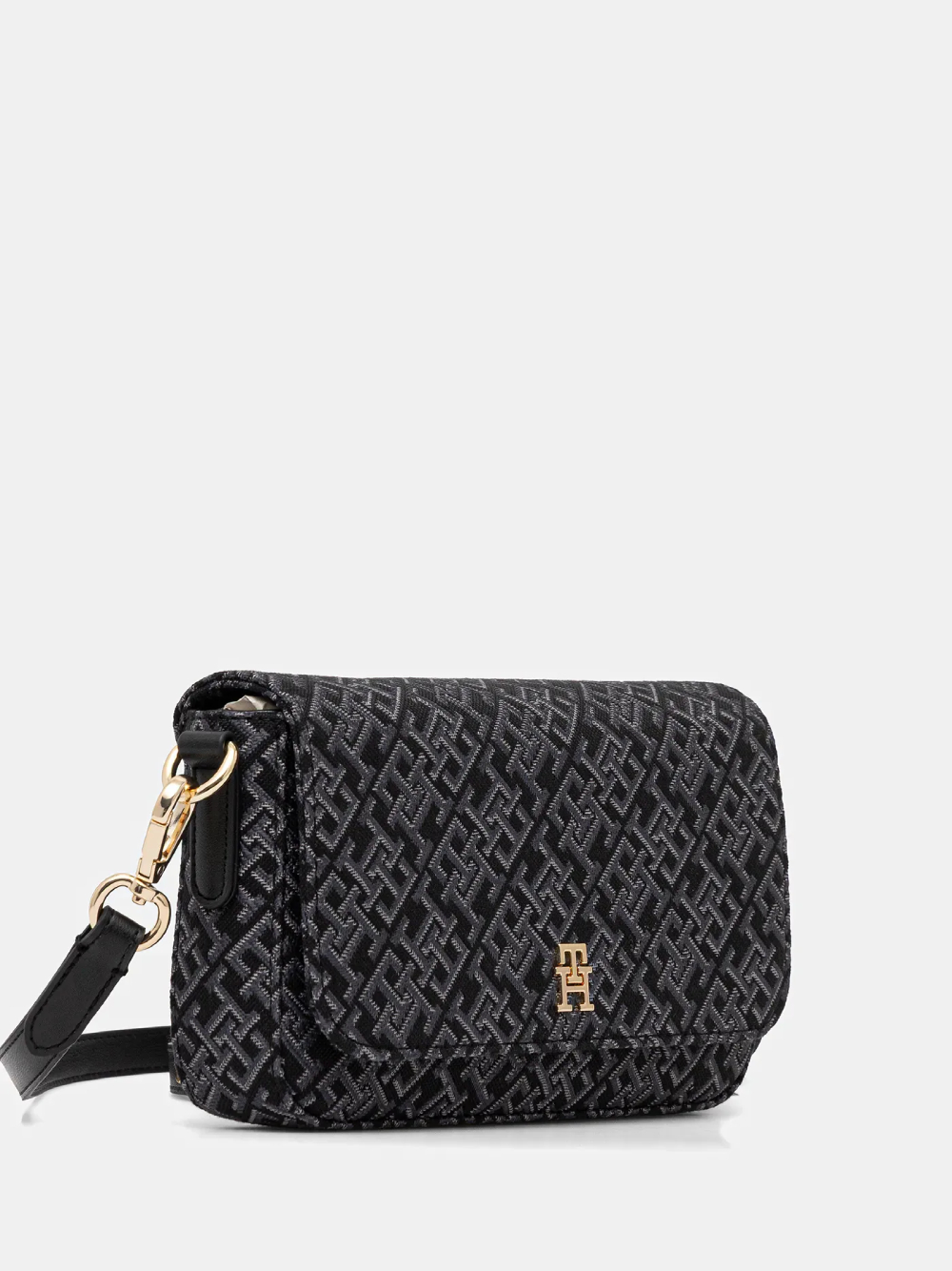 detail Tommy Hilfiger dámska čierna kabelka