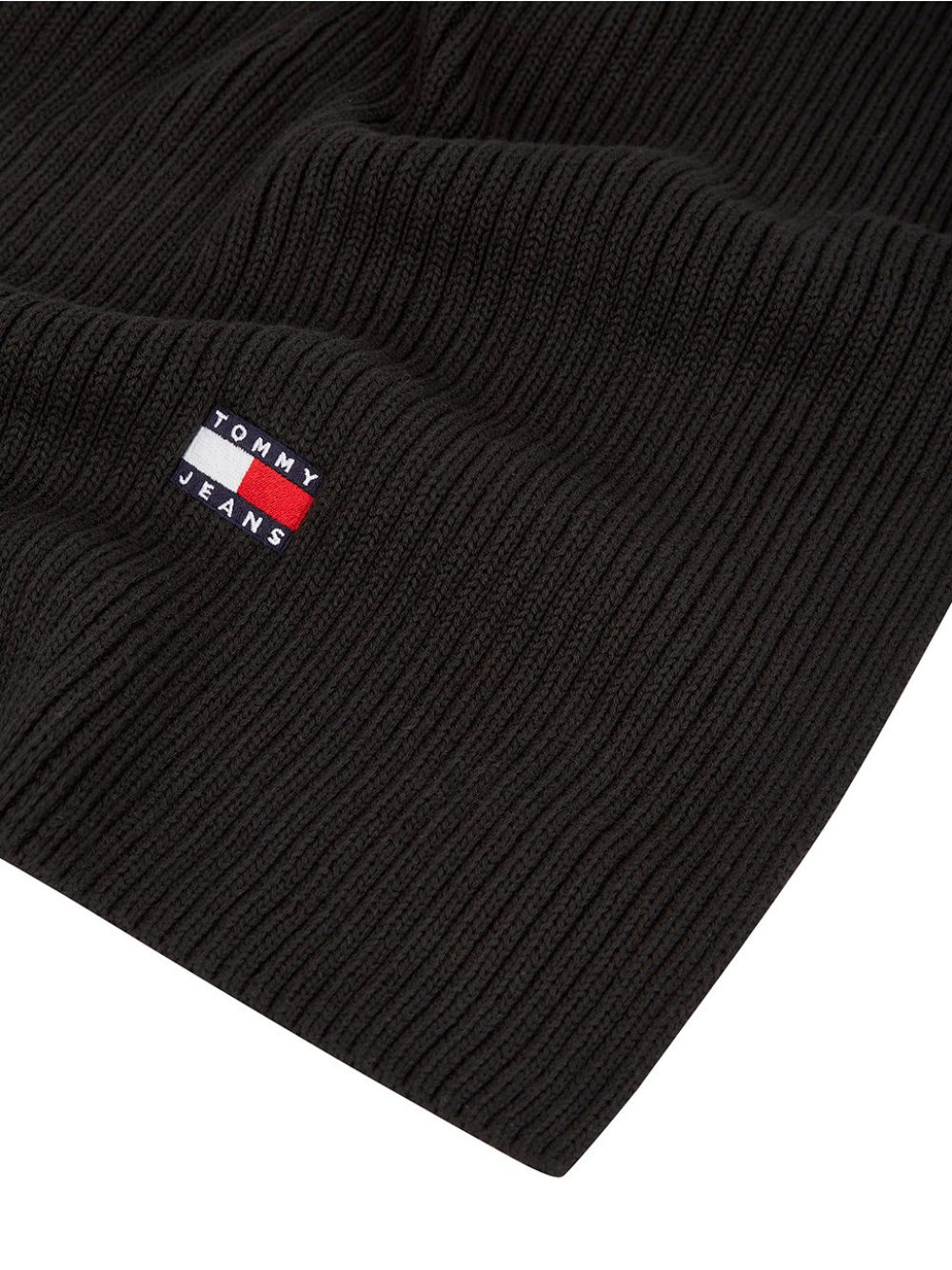 detail Tommy Jeans pánska čierna šál