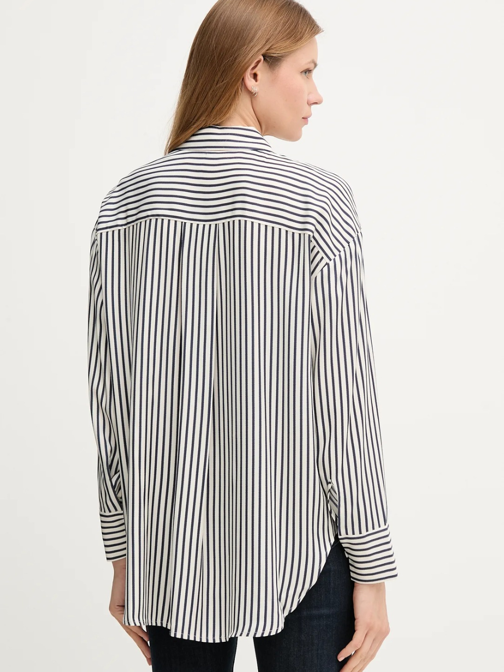 detail Tommy Hilfiger dámska pruhovaná košeľa