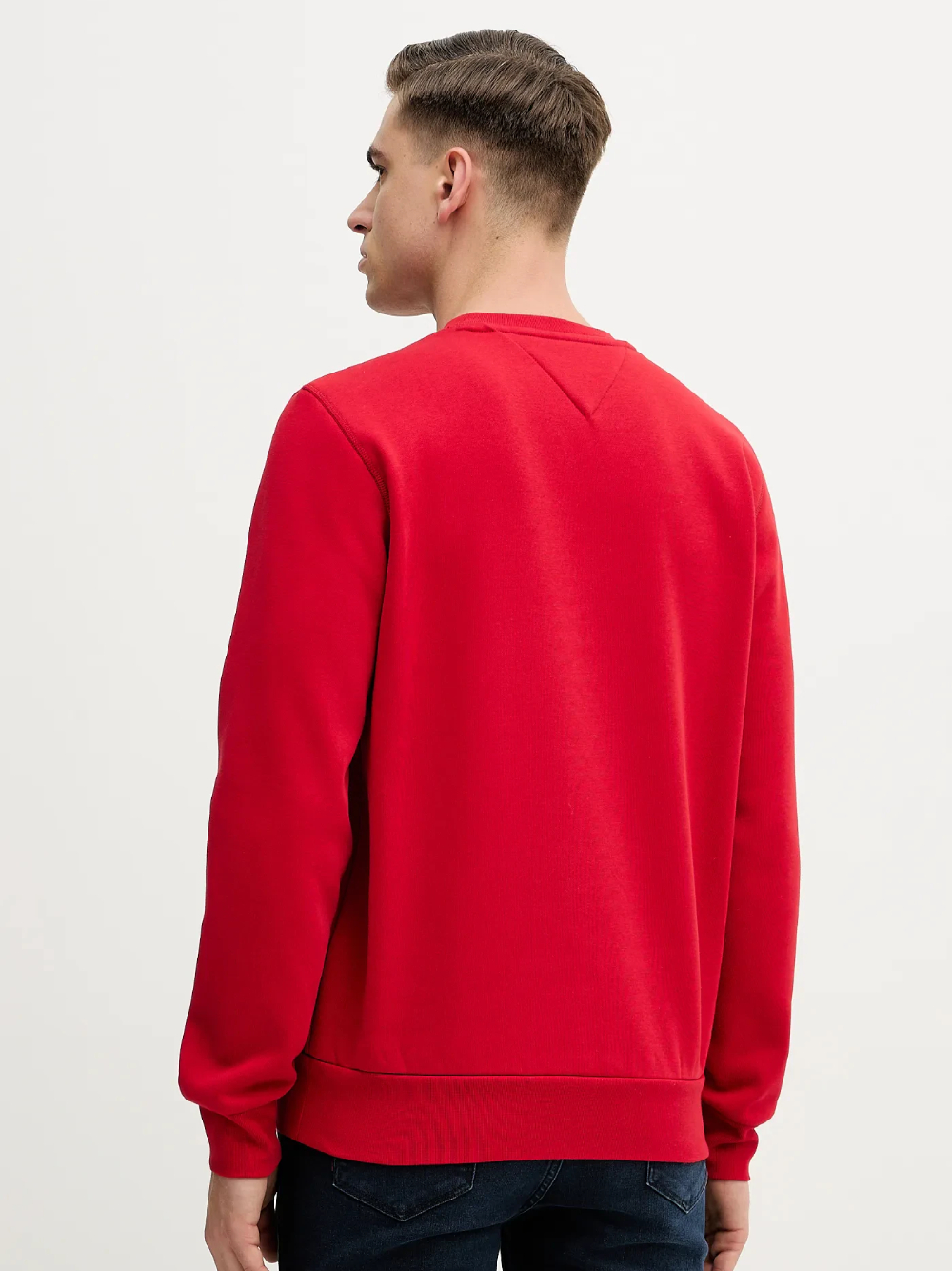 detail Tommy Hilfiger pánska červená mikina