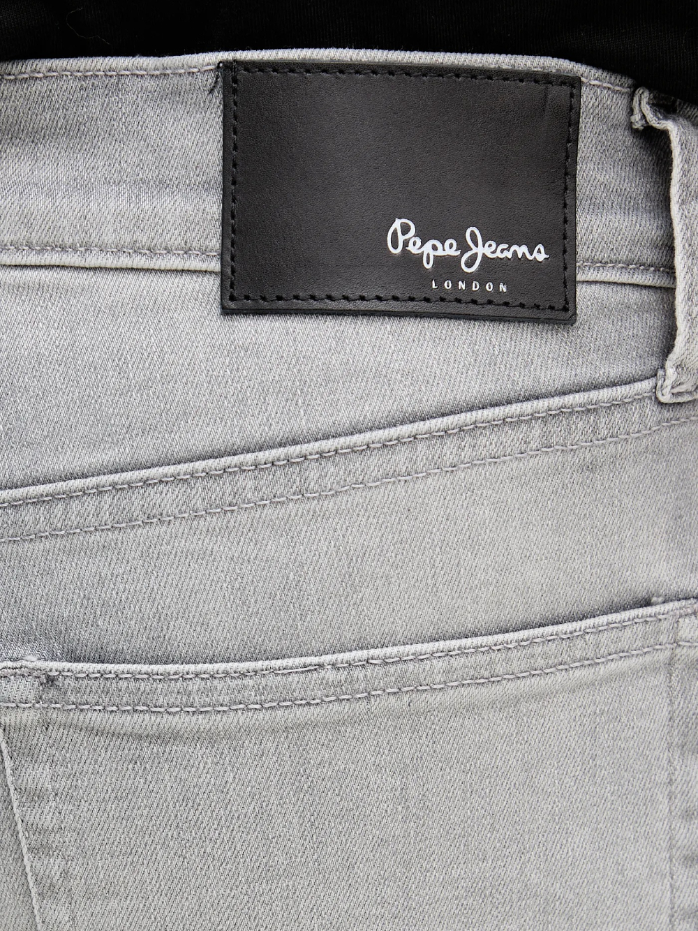 detail Pepe Jeans pánske šedé džínsy