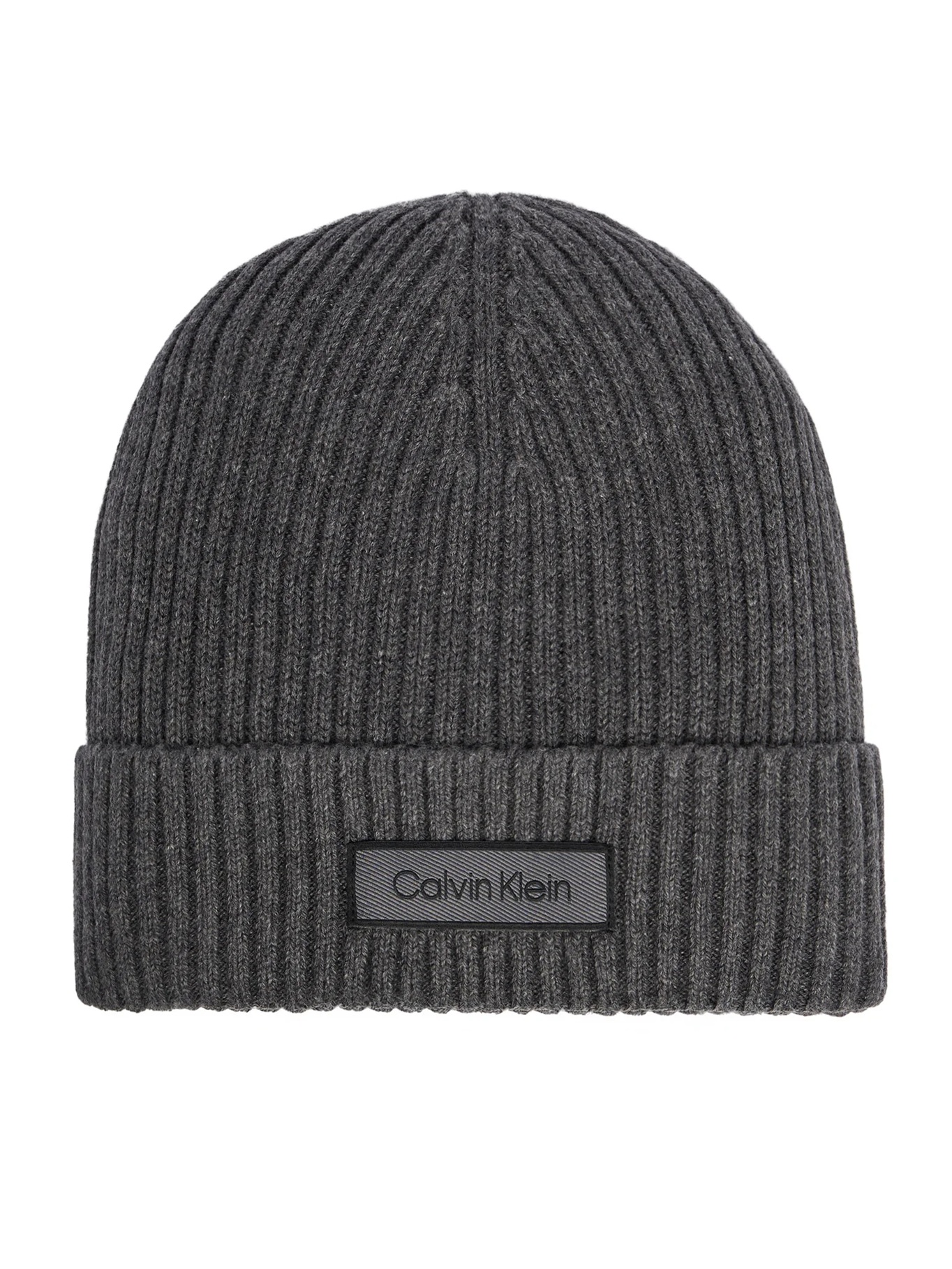 detail Calvin Klein pánska tmavo šedá čiapka