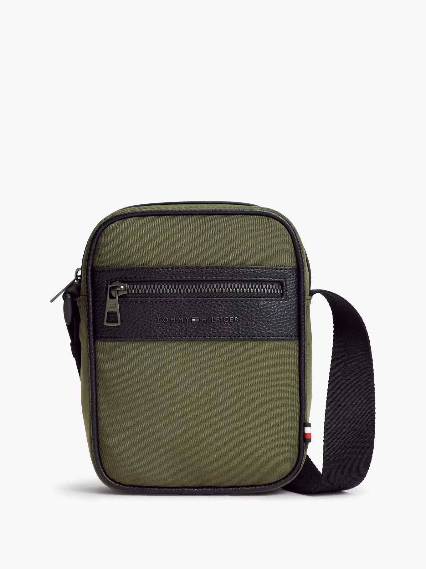 detail Tommy Hilfiger pánska zelená taška cez rameno
