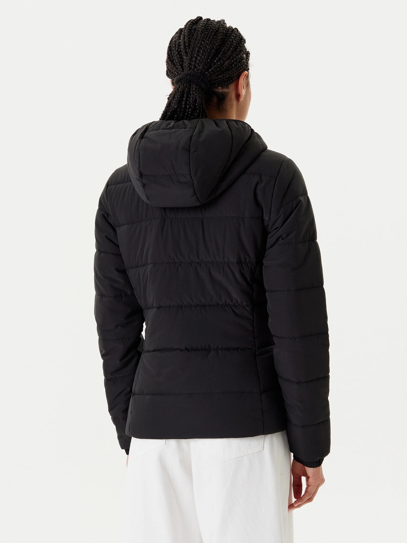 detail Tommy Jeans dámska čierna bunda