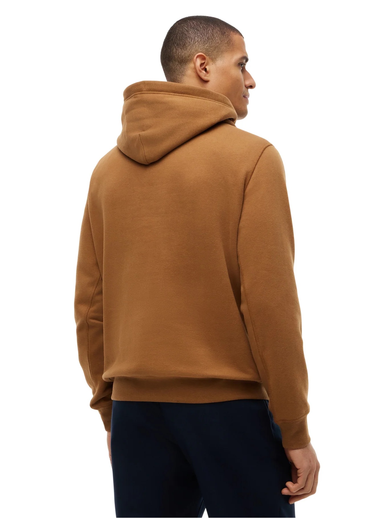 detail Tommy Hilfiger pánska hnedá mikina