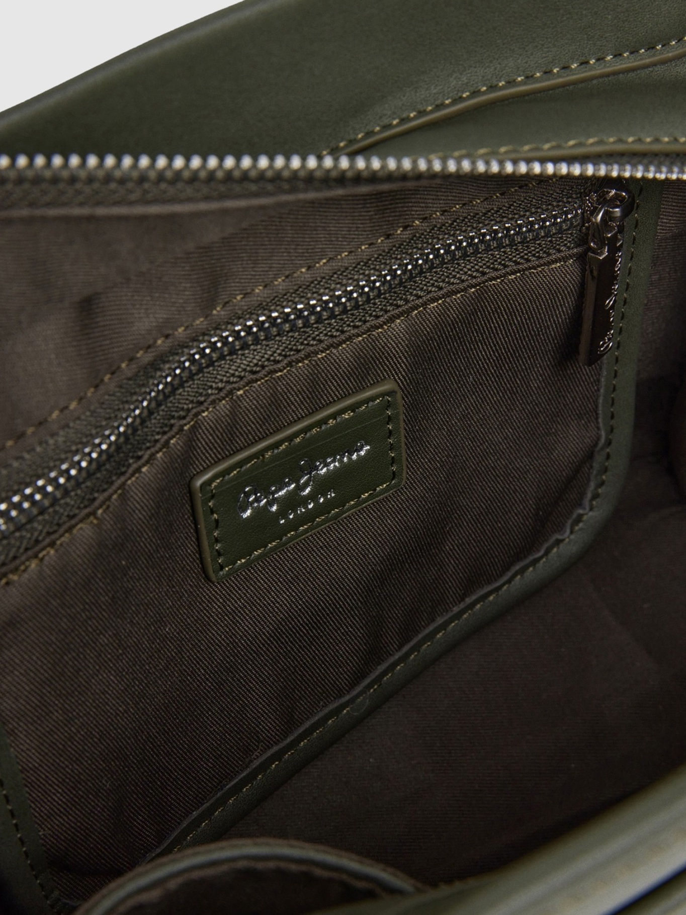 detail Pepe Jeans dámska zelená kabelka