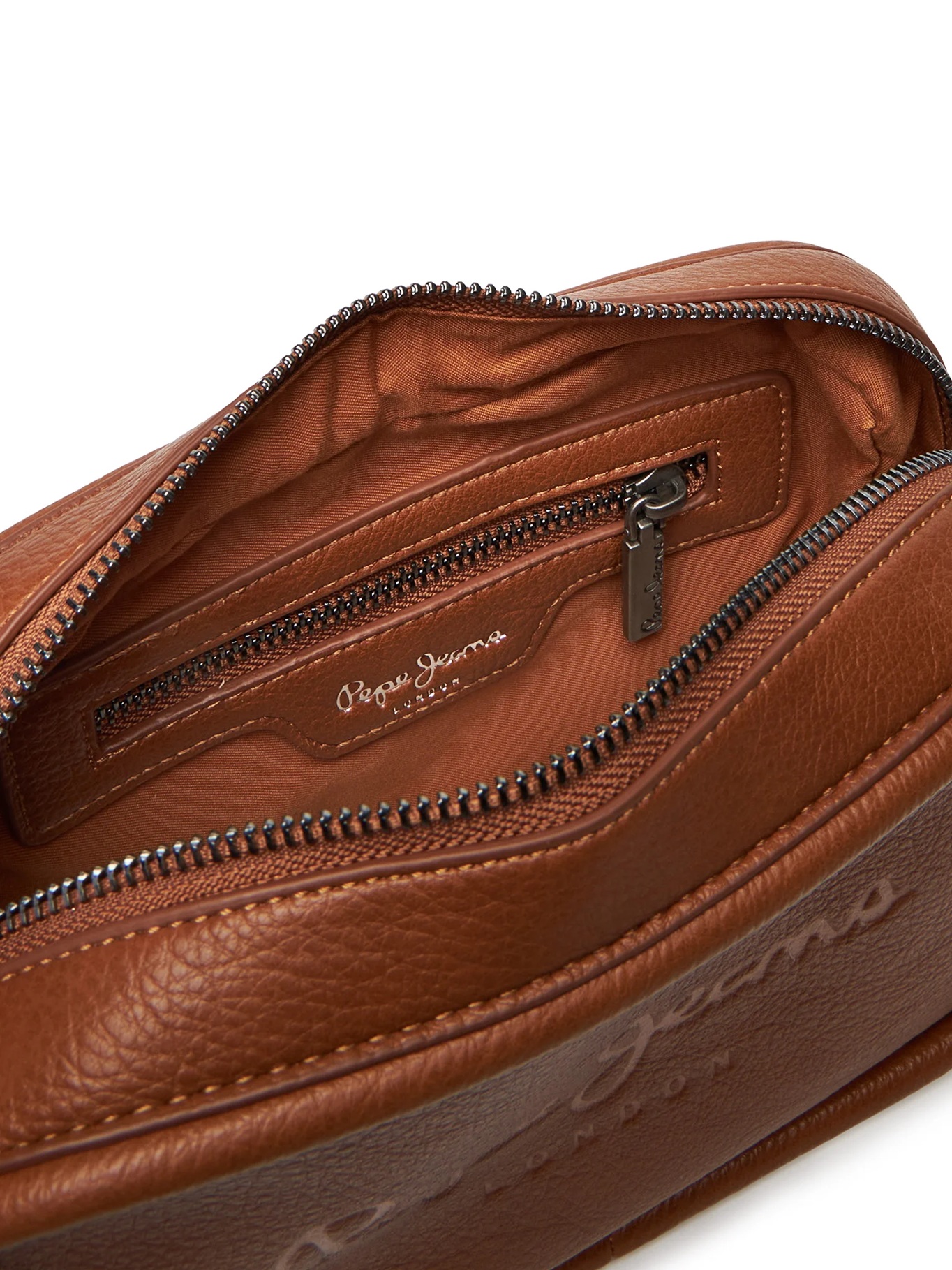 detail Pepe Jeans dámska hnedá kabelka