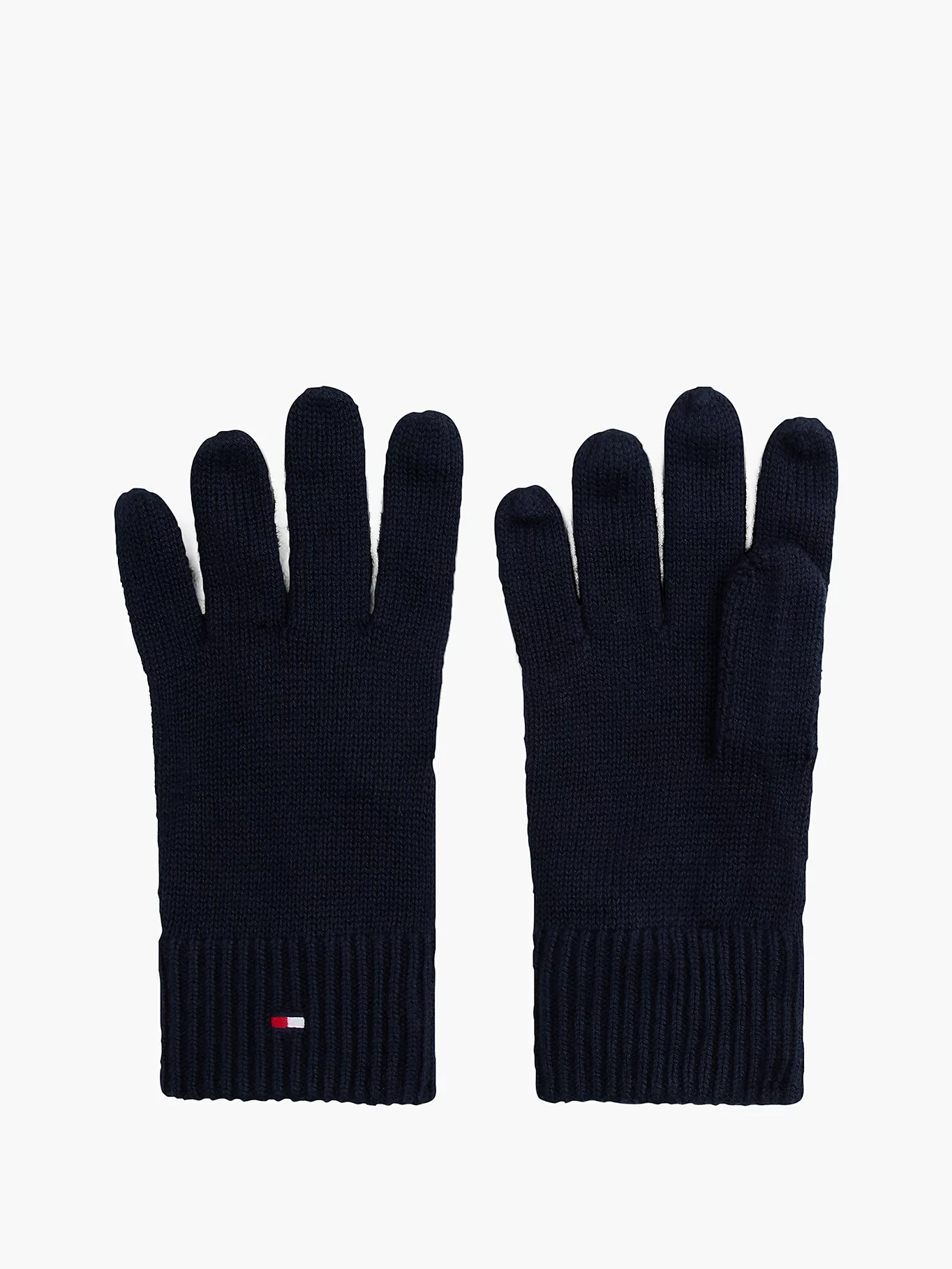 detail Tommy Hilfiger pánske tmavo modré rukavice