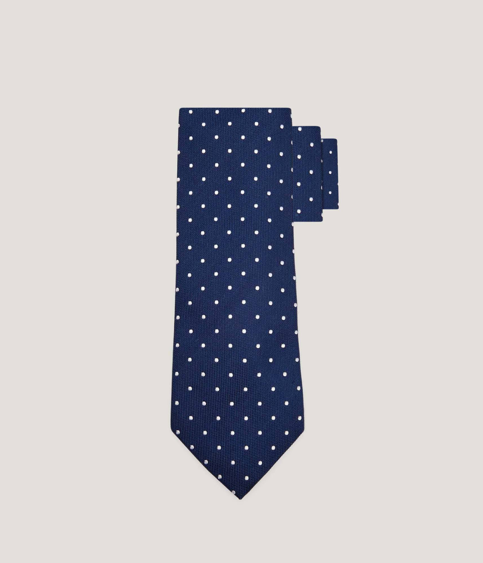 detail Tommy Hilfiger pánska tmavo modrá kravata