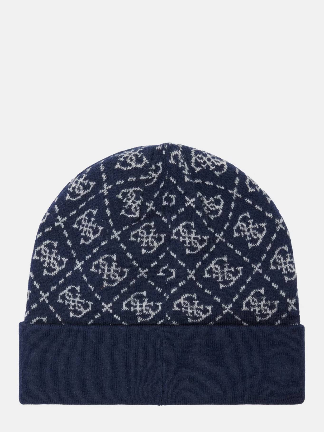 detail Guess pánska tmavo modrá čiapka 