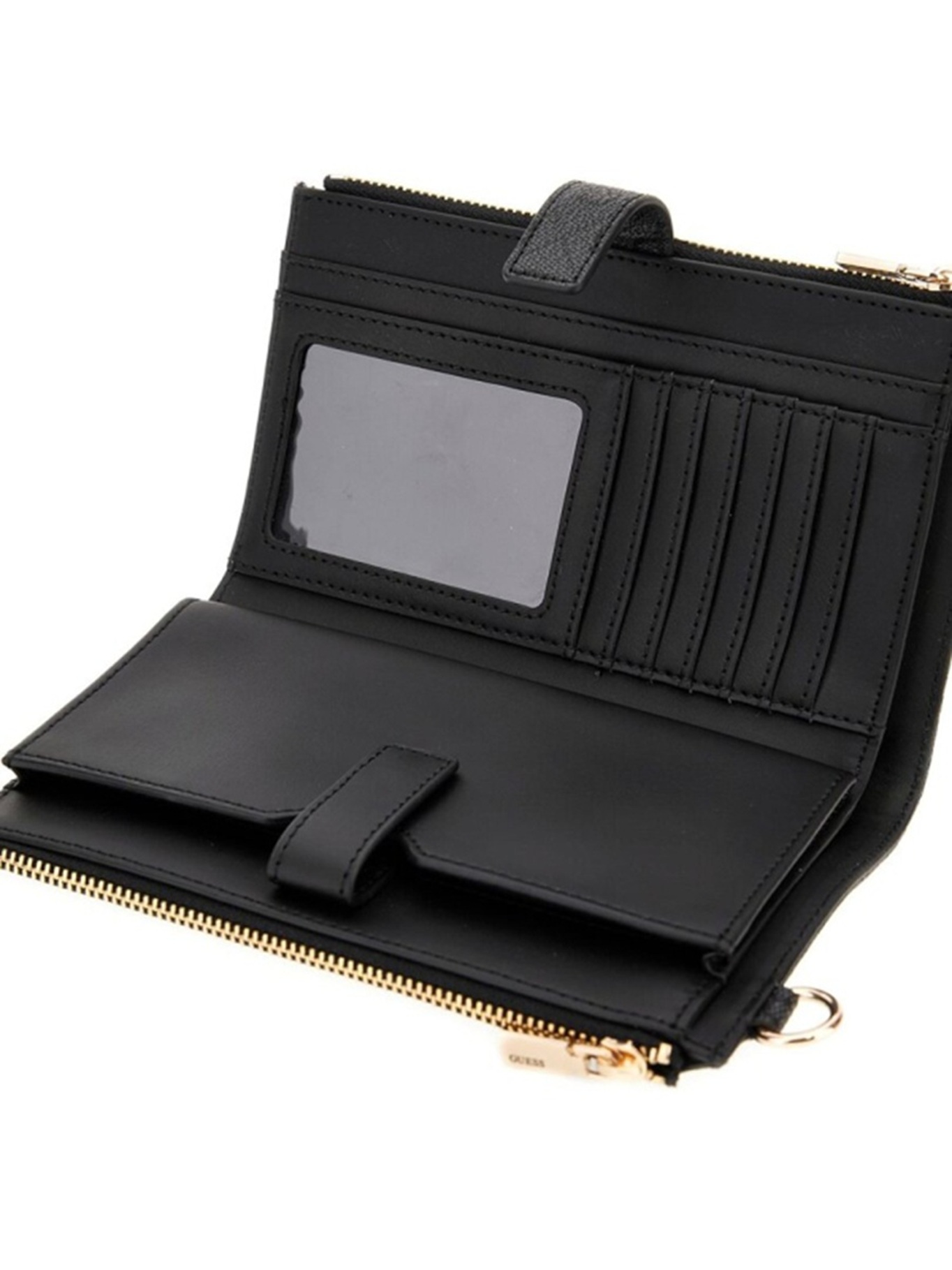 detail Guess dámska čierna peňaženka