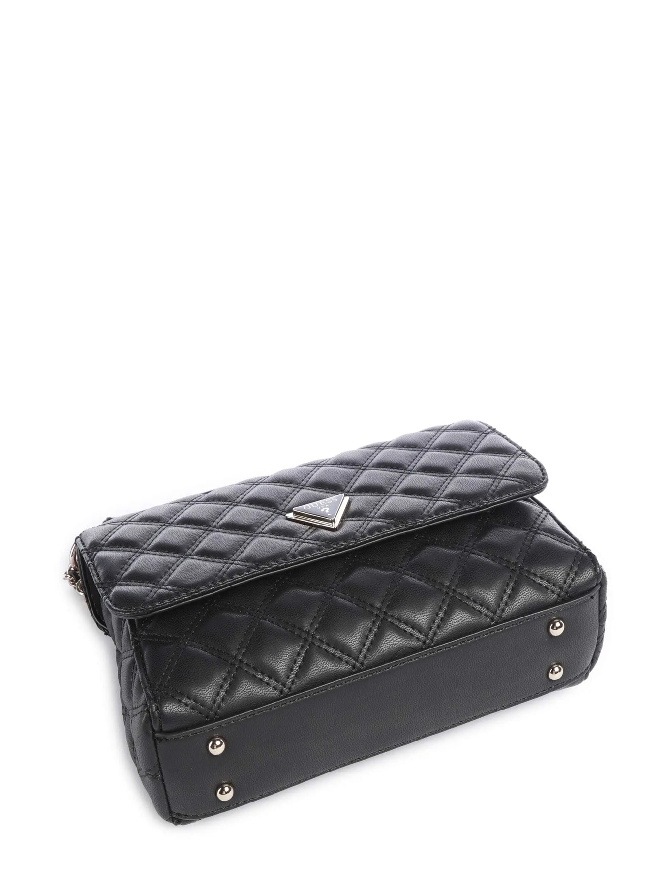 detail Guess dámska čierna kabelka cez rameno