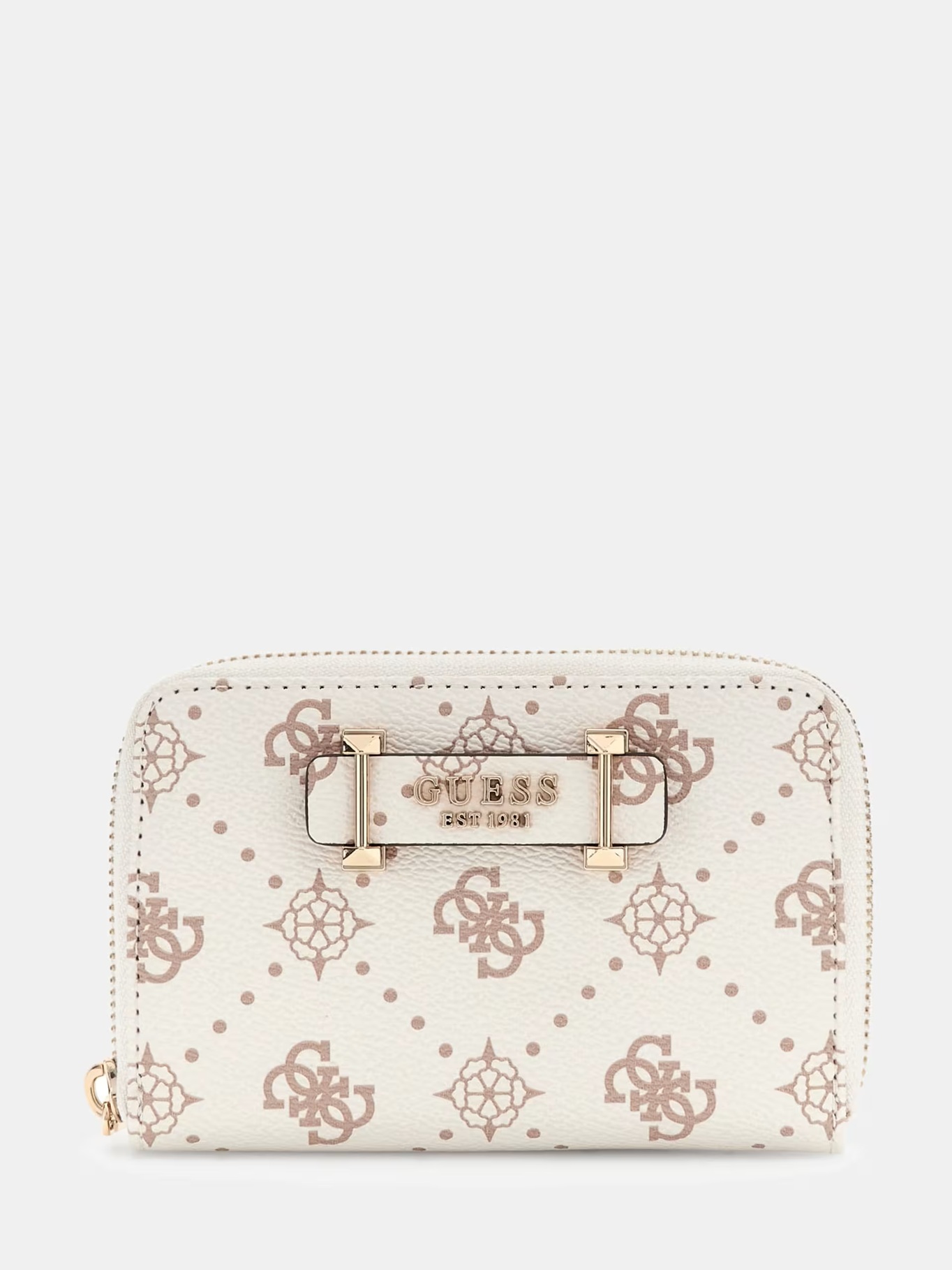 detail   Guess dámska krémová peňaženka