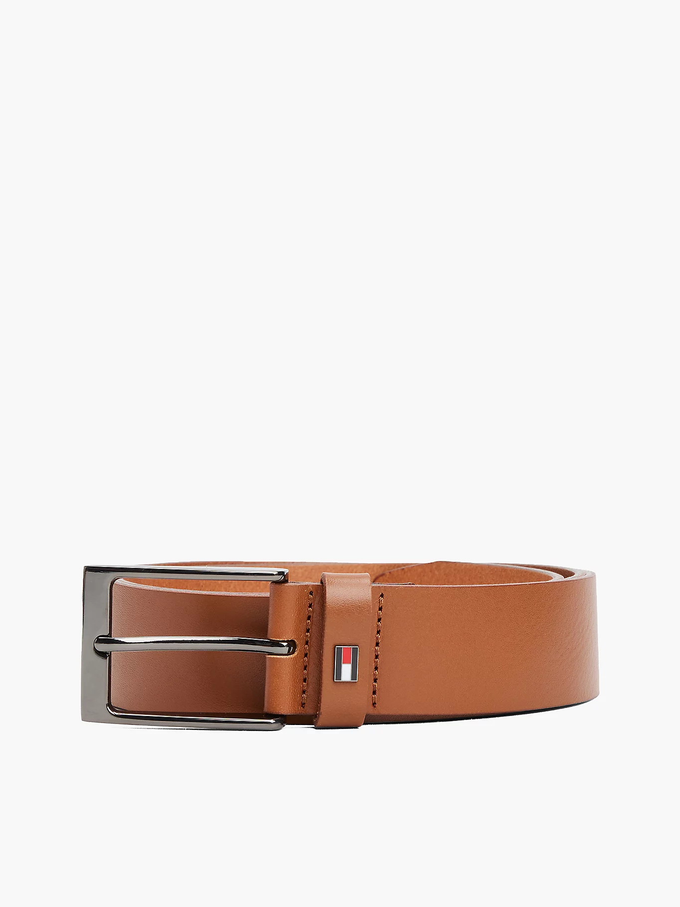 detail Tommy Hilfiger pánsky hnedý opasok