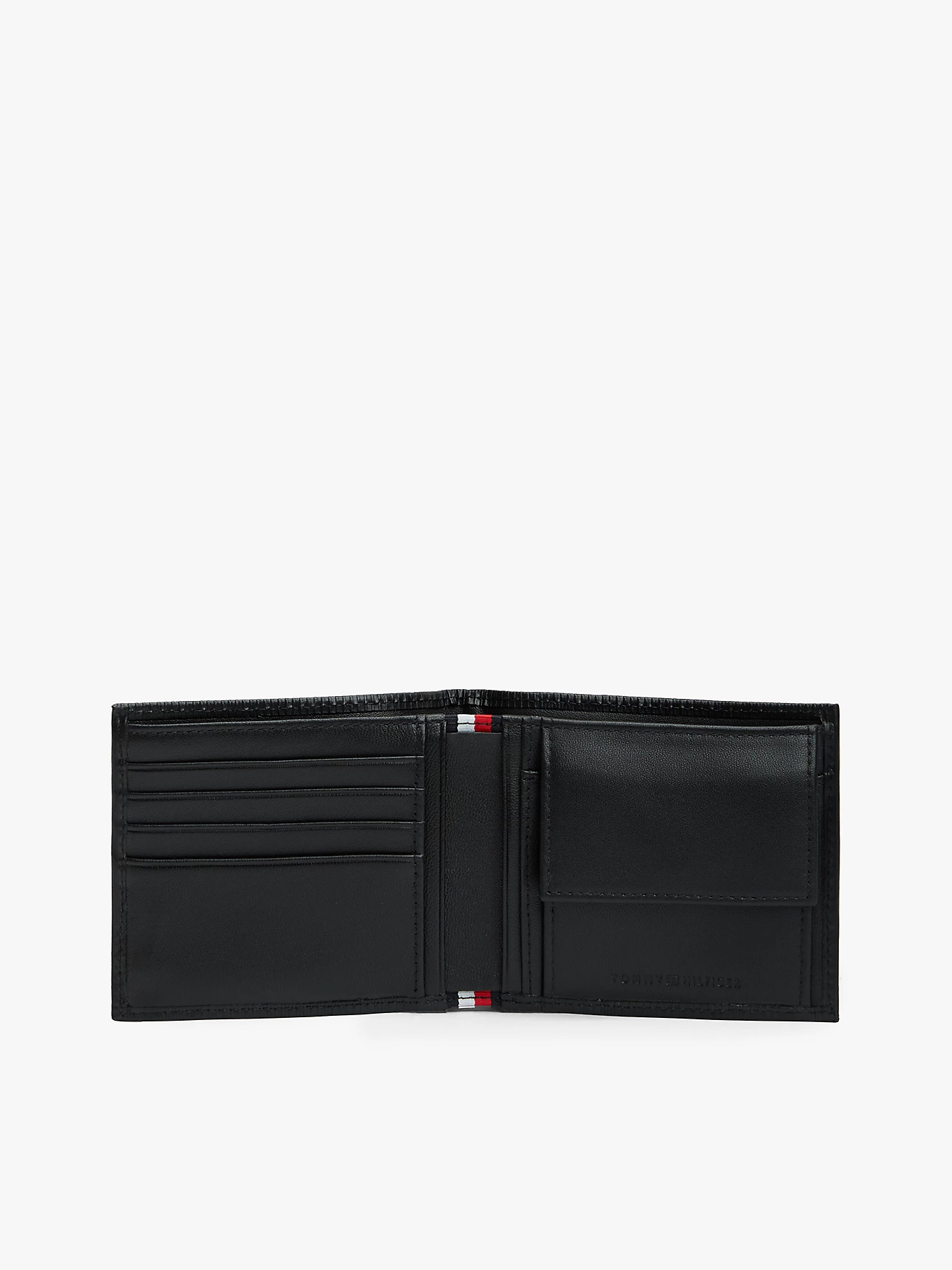 detail Tommy Hilfiger pánska čierna peňaženka