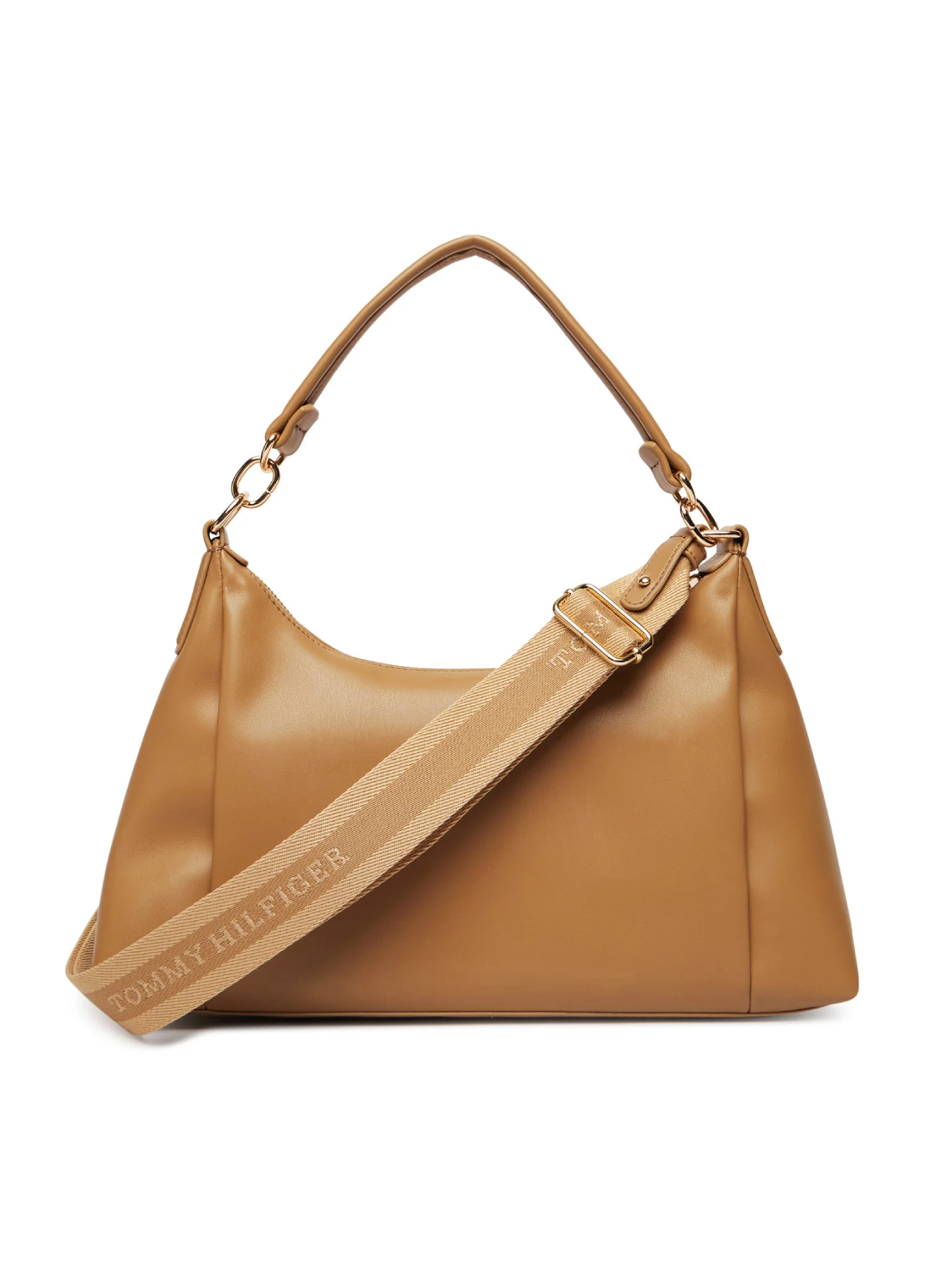 detail Tommy Hilfiger dámska hnedá kabelka
