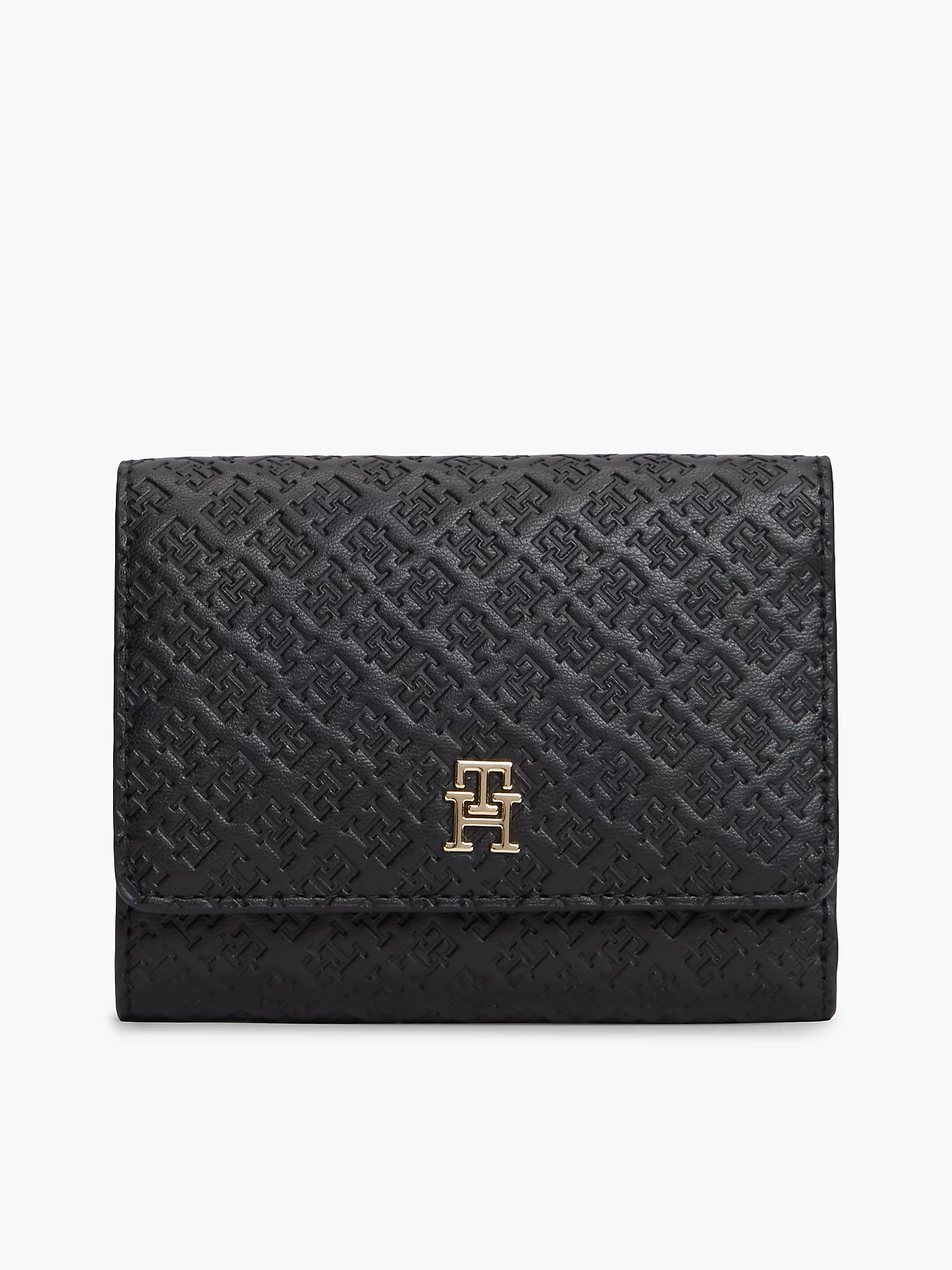 detail Tommy Hilfiger dámska čierna peňaženka