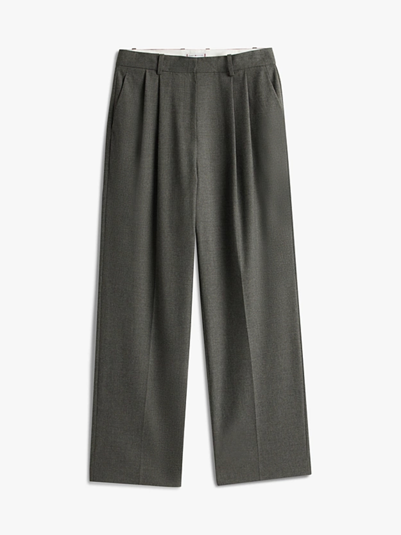 detail FLANNEL RELAXED STRAIGHT PANT