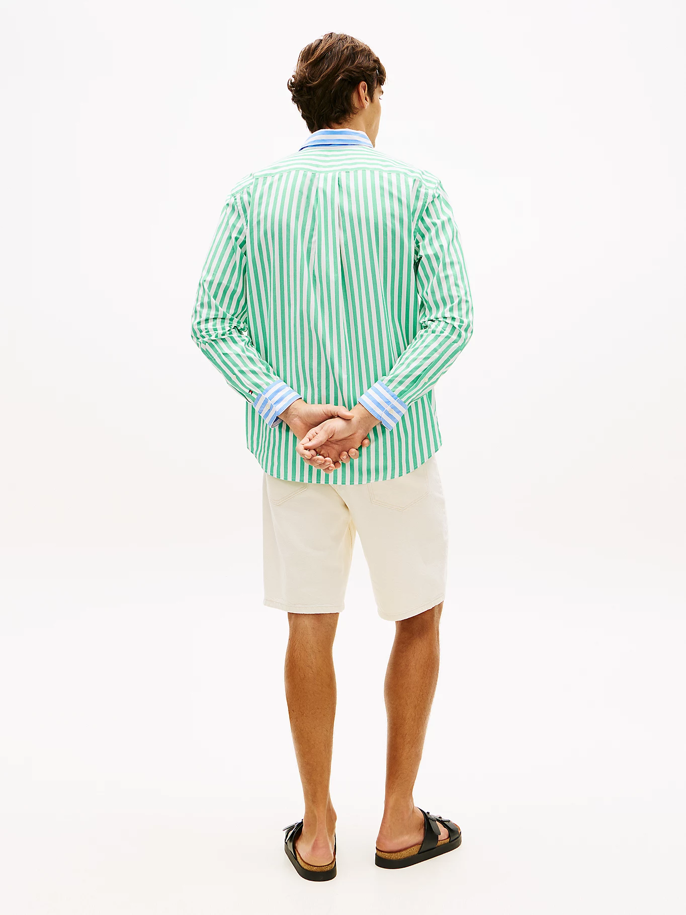 detail Tommy Hilfiger pánska pruhovaná košeľa