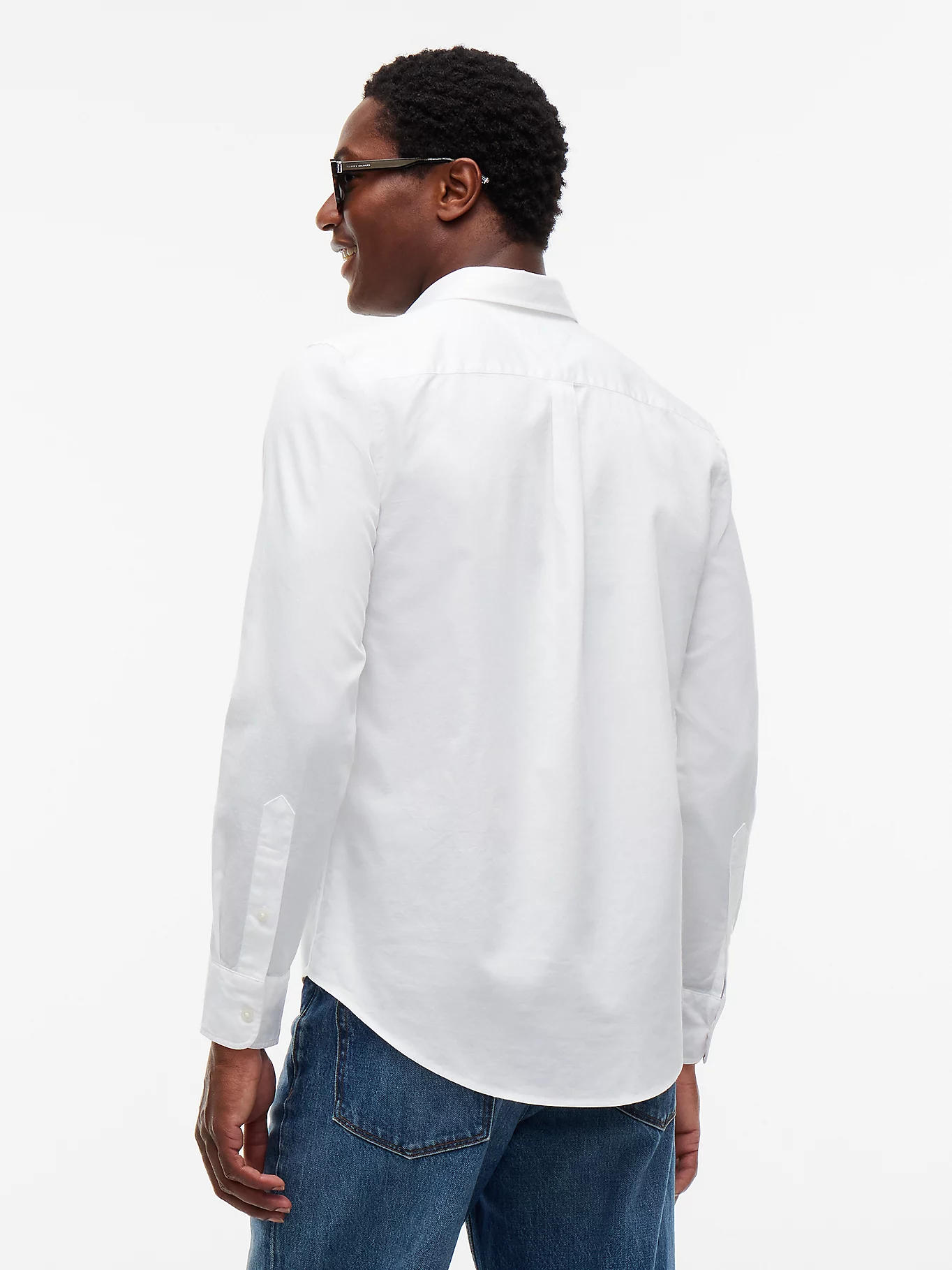 detail Tommy Hilfiger pánska biela košeľa