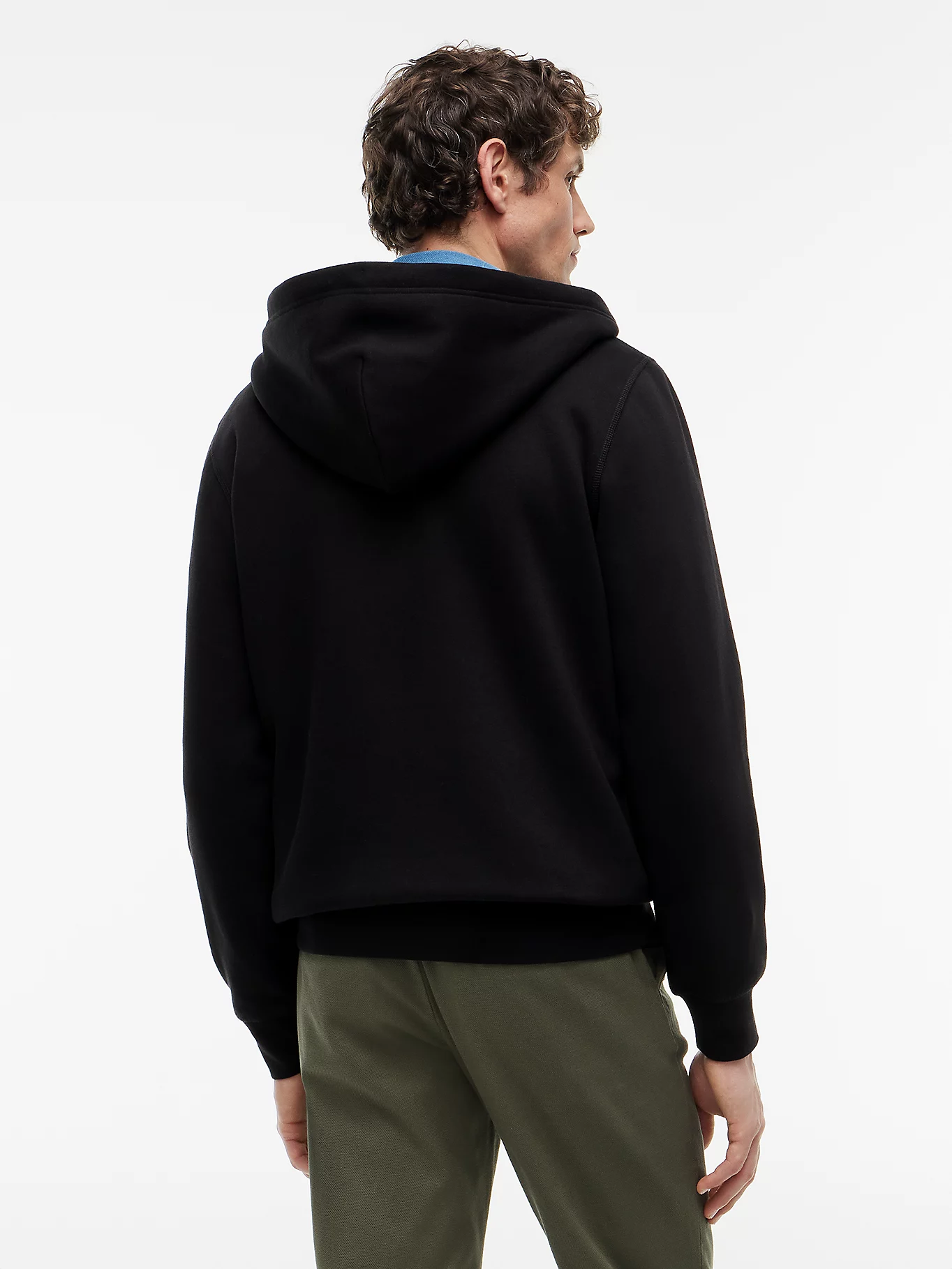 detail Tommy Hilfiger pánska čierna mikina