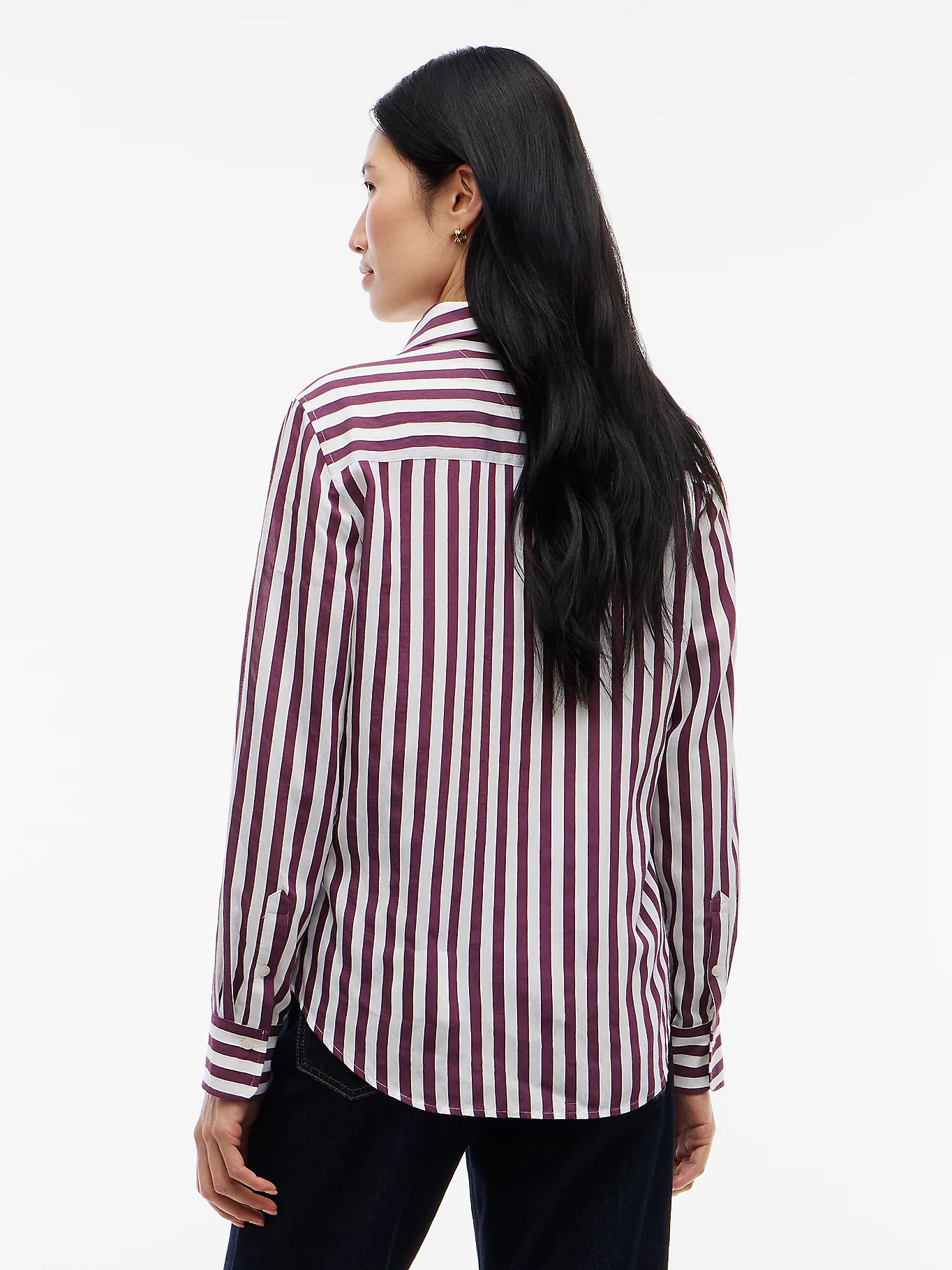 detail Tommy Hilfiger dámska pruhovaná košeľa