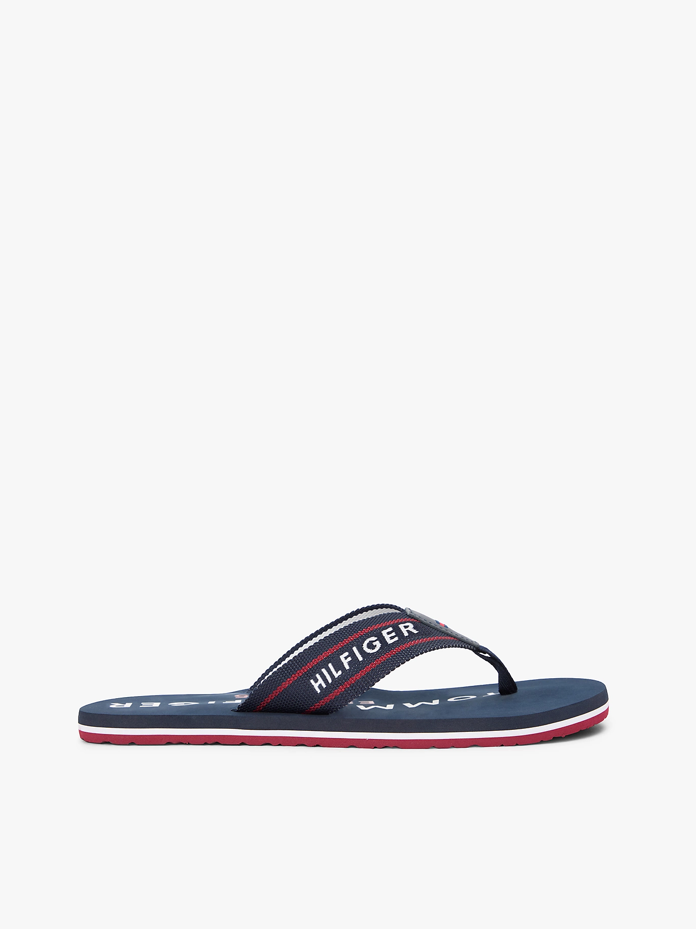 detail Tommy Hilfiger pánske tmavo modré žabky