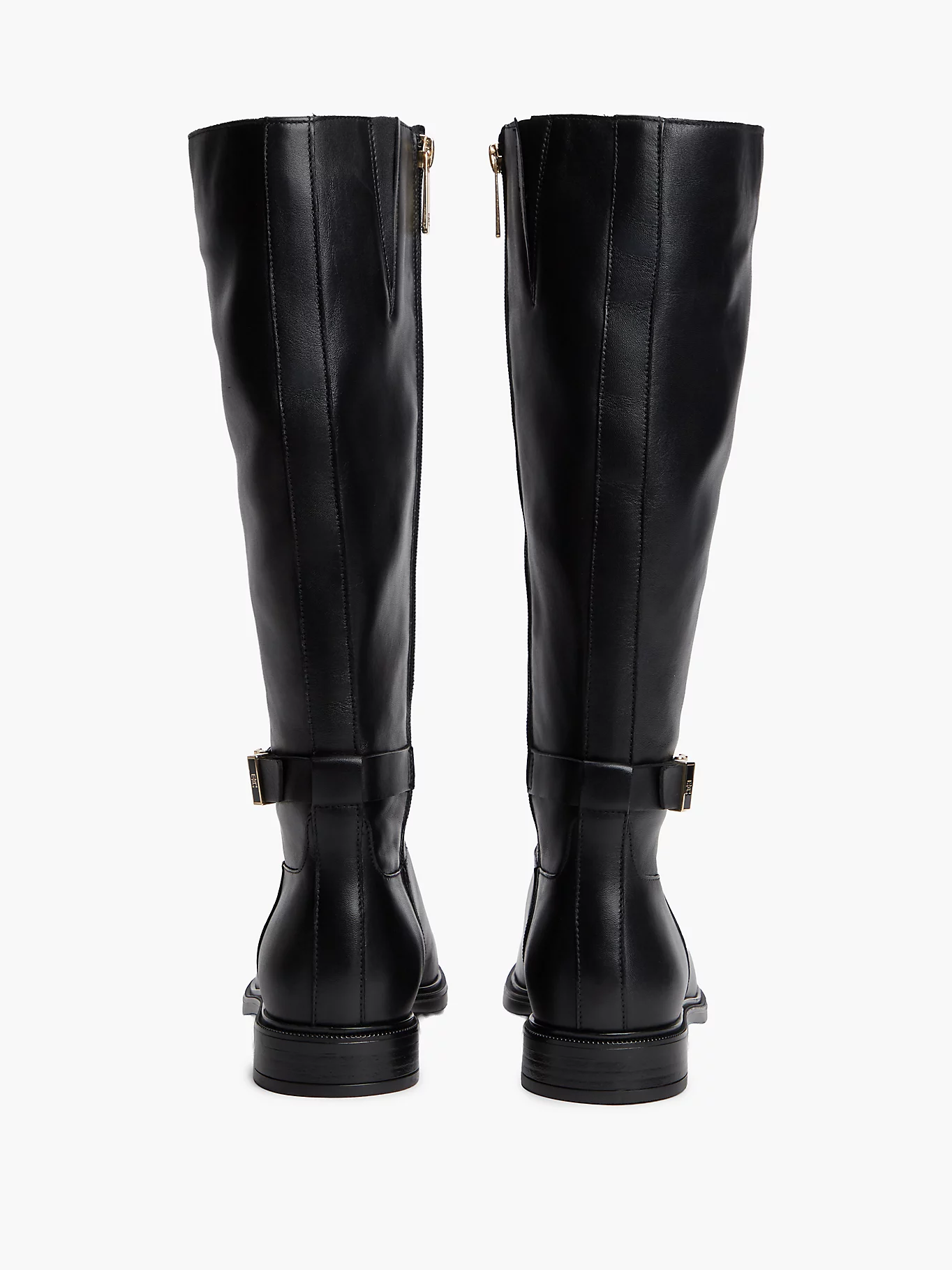 detail Tommy Hilfiger dámske čierne čižmy