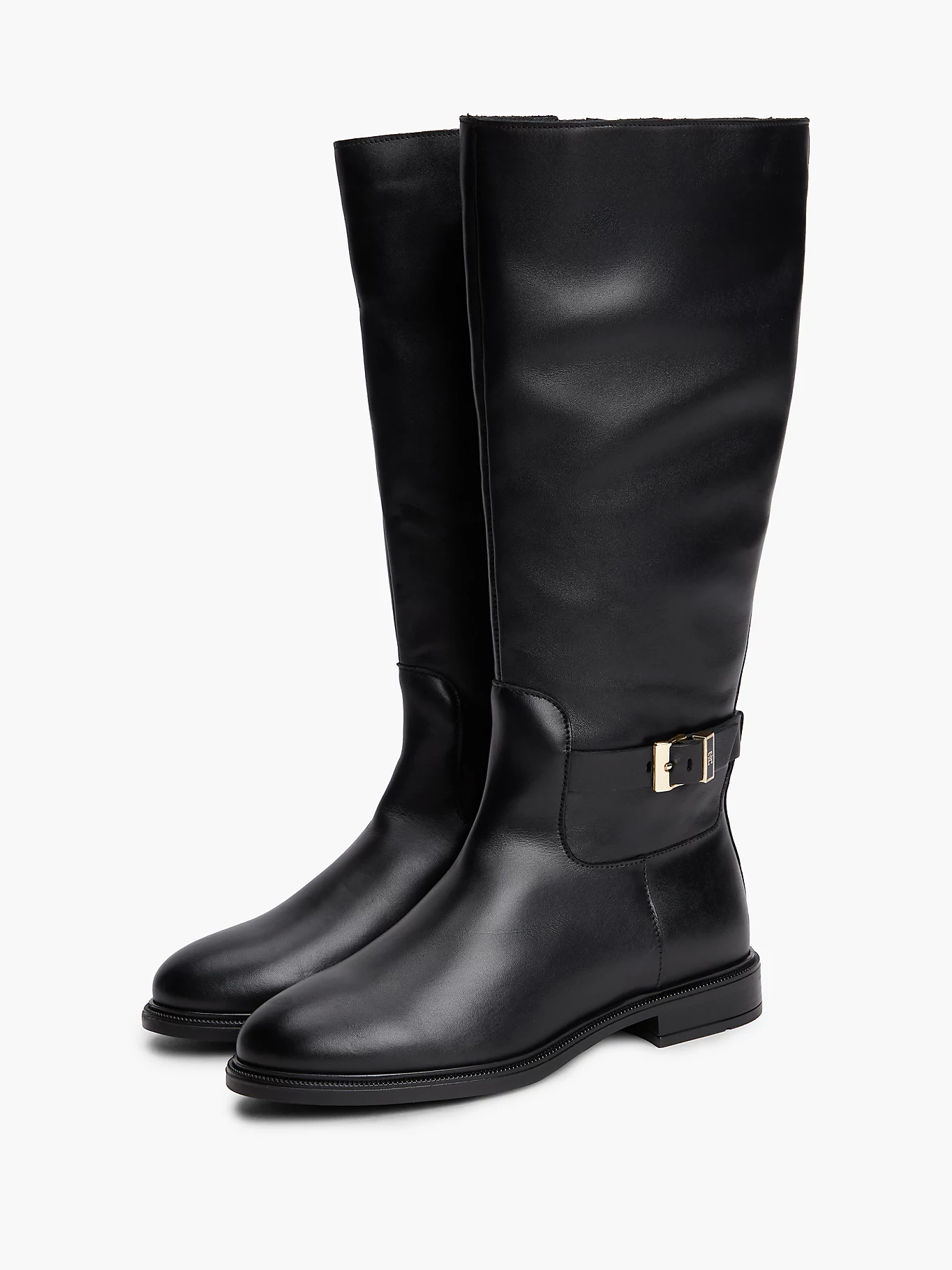 detail Tommy Hilfiger dámske čierne čižmy